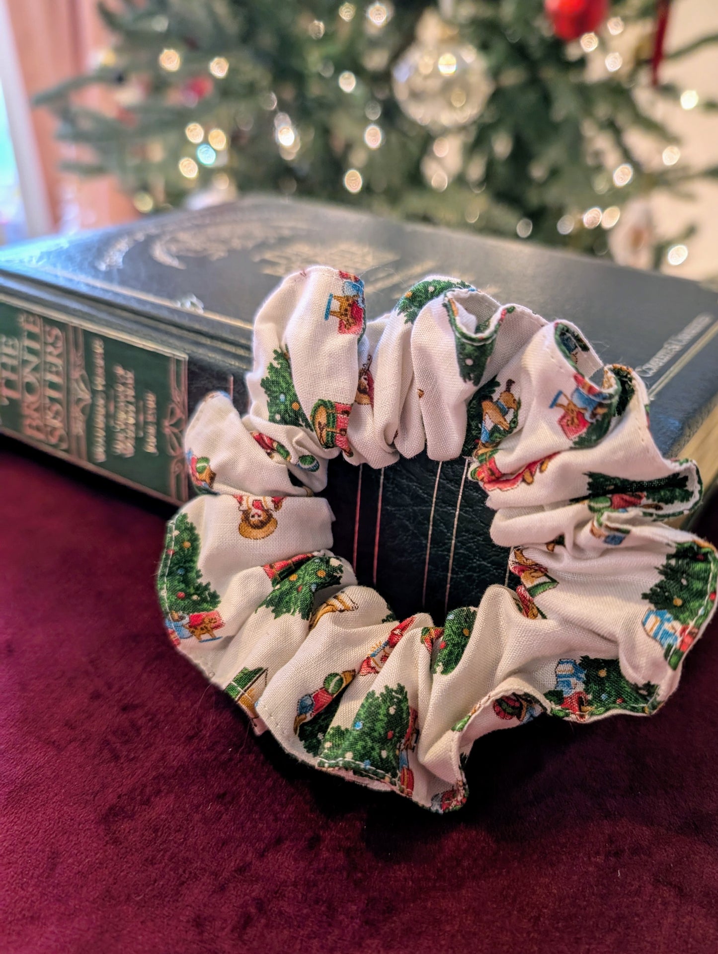 Christmas Toys Vintage Scrunchie